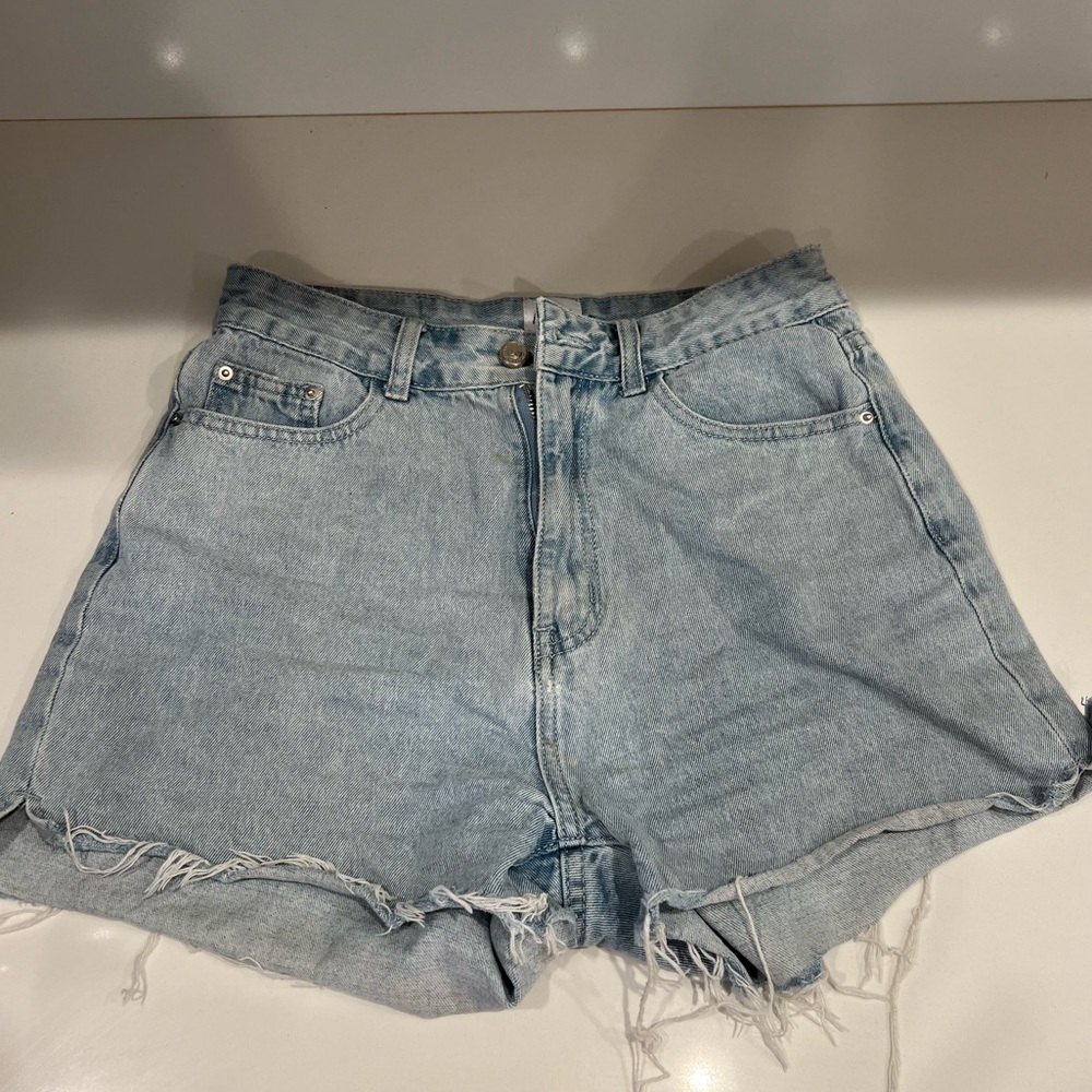 Princess Polly High Waisted Denim Shorts